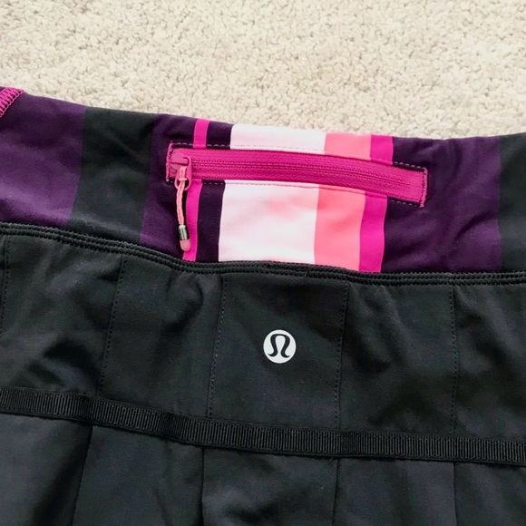 lululemon athletica Black Skirt with Pink Accents - Picture 3 of 4